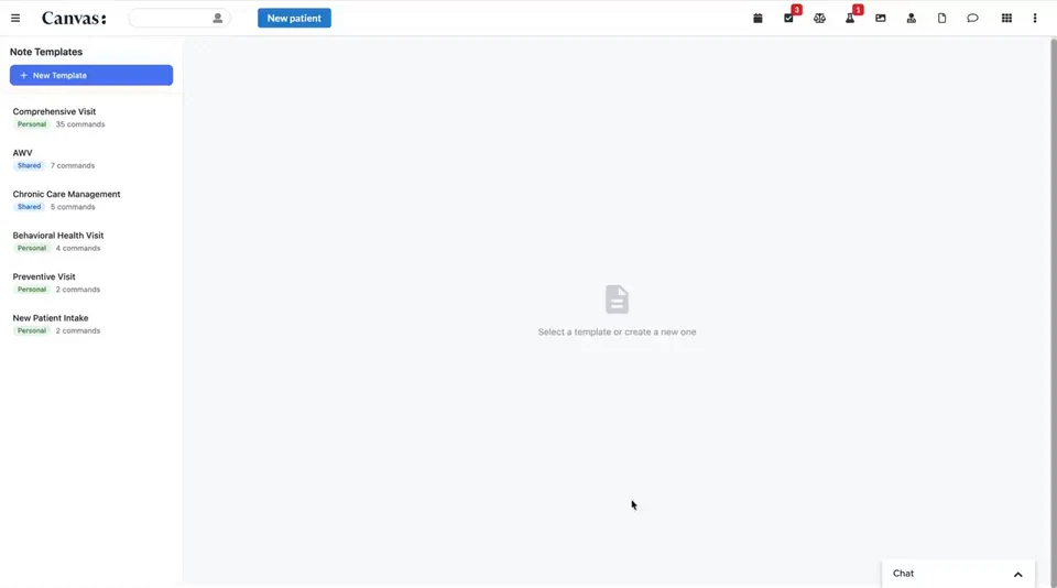 Smart Note Templates demo